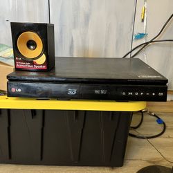 LG Blu-Ray 3D DVD Player With Speakers