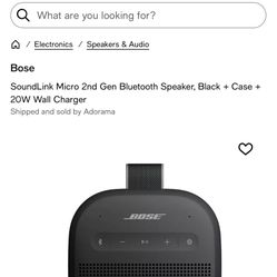 Bose Second Generation Brand New Open Box $90