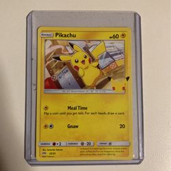 Pokémon 25th Anniversary McDonald’s Pikachu card