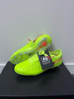 Nike Tiempo Legend 10 Elite Ag Mens 6.5 Neon Volt Soccer Cleats DV4330-701