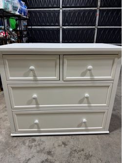 White dresser solid wood