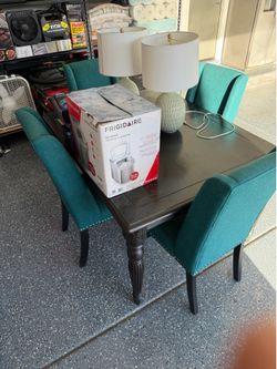 Dining table and chairs