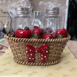 Apple Basket Salt And Pepper
