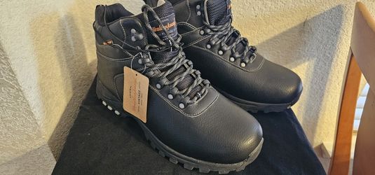 The Jace Men's Waterproof Warm Hiker Boots From Weatherproof Black Vintage Men's Size 12 New w Tags 