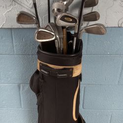 Golf clubs and bag (all for $30)