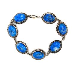 Sterling Silver 925 Blue Stones Bracelet
