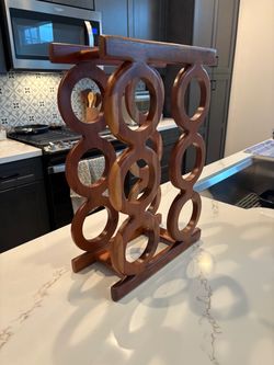 Wine rack solid wood