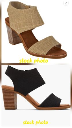 2 pair Size US12 Toms Majorca Cut-Out Sandals NEW!