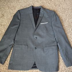 H&M Gray 40R Slim Fit Blazer