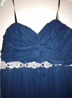 Navy blue dress from davids bridal sz19