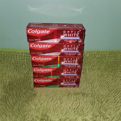 5 Colgate Toothpaste Optic White Advanced 3.2oz