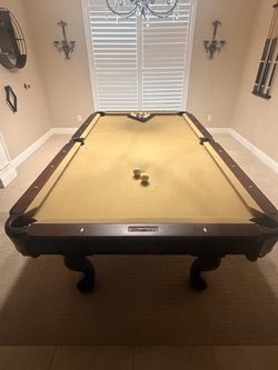 Presidential Billiards Miami 8’ Slate Pool Table – Excellent Condition – $1,850 OBO