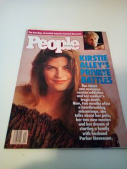 Vintage people magazine/ October 29,1990/ kirstie Alley's private battles/ the last days of musical maestro Leonard Bernstein