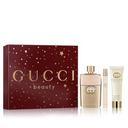 NEW Gucci Guilty Pour Femme Eau De Parfum 3-Piece Gift Set