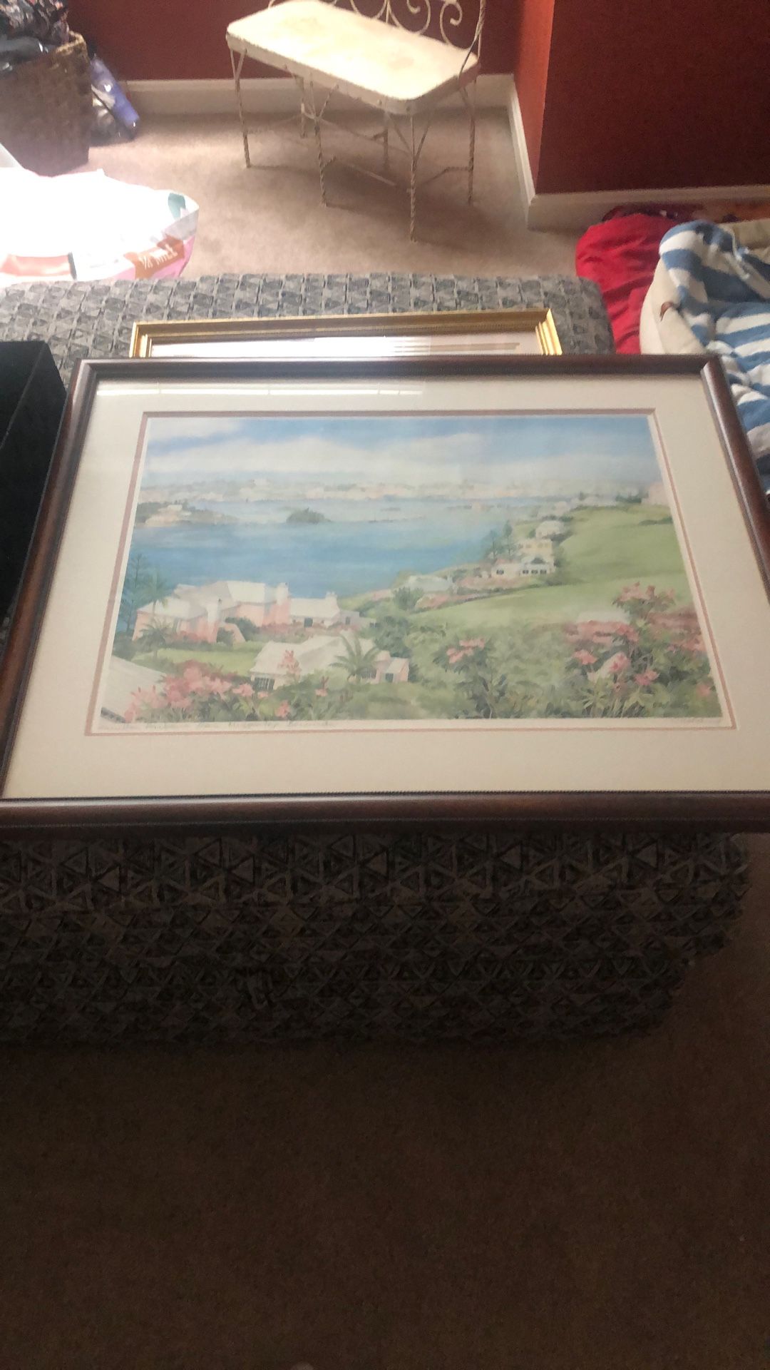 Bermuda Framed Print. Custom Framed.