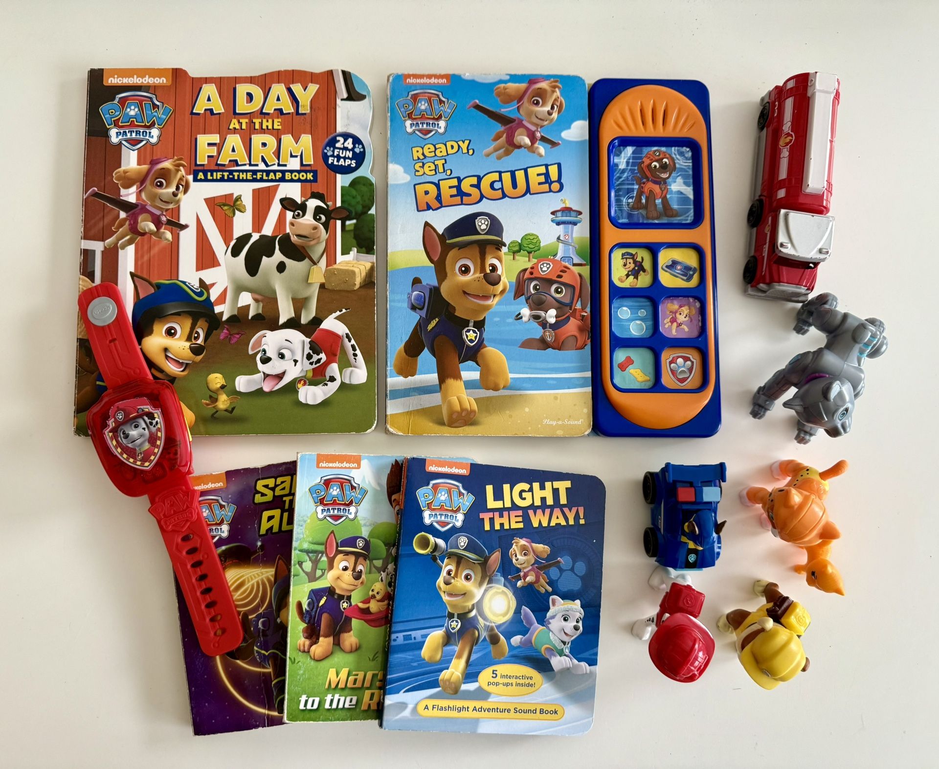Paw Patrol Books Watch Toys Toddler preschool play 