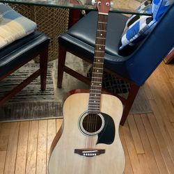 A  Guitar By Lyman Washburn, In Very Good Condition, With Some Missing Strings (NO SHIPPING)