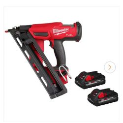 M18 Gen 2 Finish Nailer With H/O Batteries 