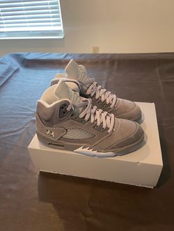 Jordan retro 5s grey wolf