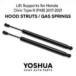 Lift Supports for Honda Civic Type R (FK8) 2017–2021 – Hood Struts / Gas Springs – NEW