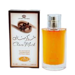 Al Rehab Choco Musk Eau De Perfume Natural Spray 50 ml (1.65 fl. Oz) Unisex Cocoa Vanilla Sandalwood Parfum with Scented Gift Blend Unisex Choco Musk 