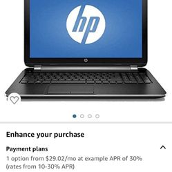 HP WINDOWS LAPTOP 15in 