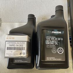 Mazda Synthetic Oil and Filter 