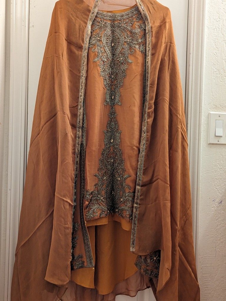 Tilla work 3pc suit - Rust orange
