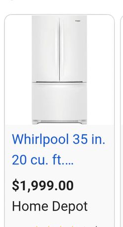 Whirlpool Refrigerator With Ice Maker And Water Dispenser