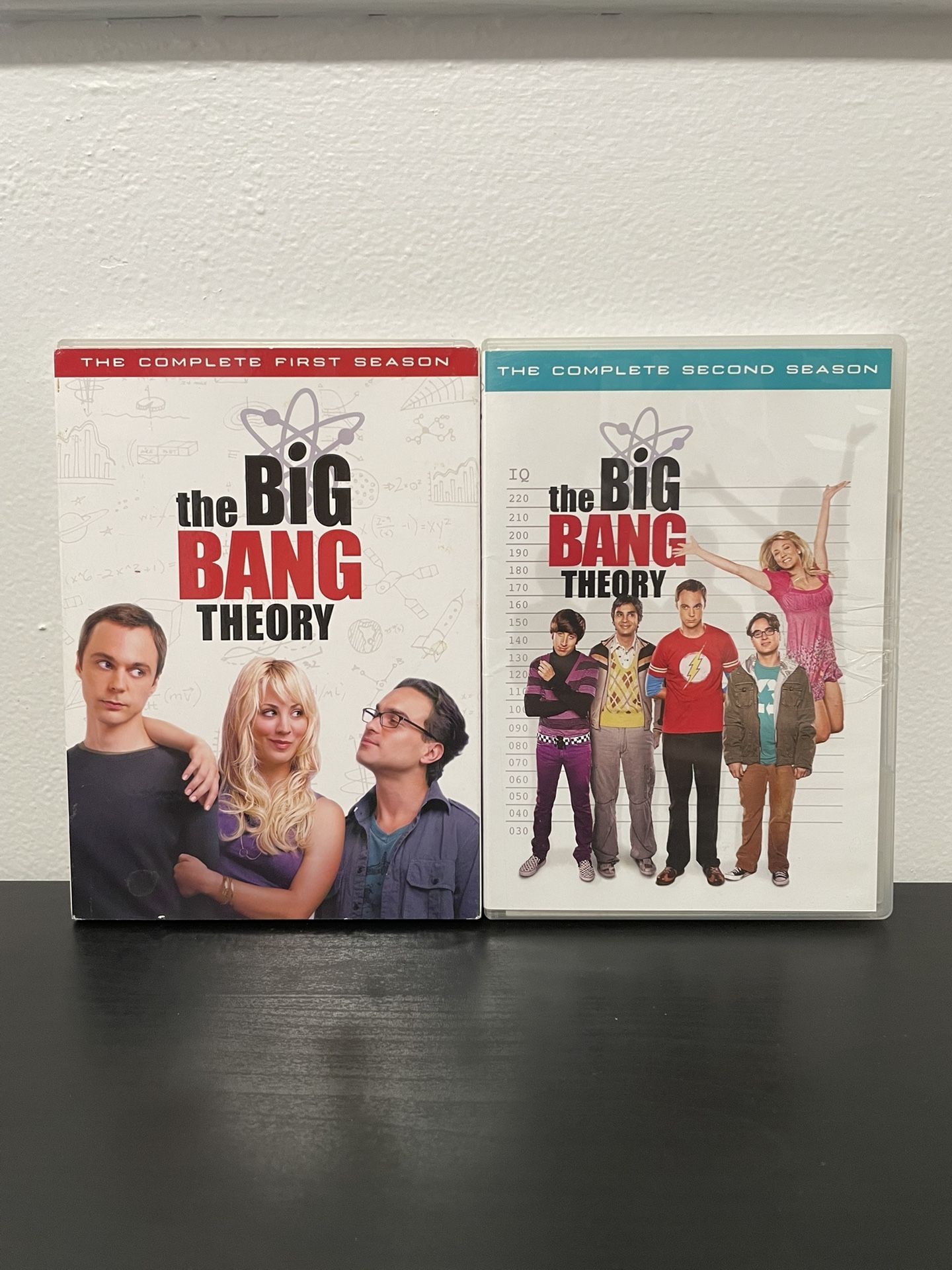 The Big Bang Theory Season 1 & 2 DVD Bundle Complete First Second Kaley Cuoco