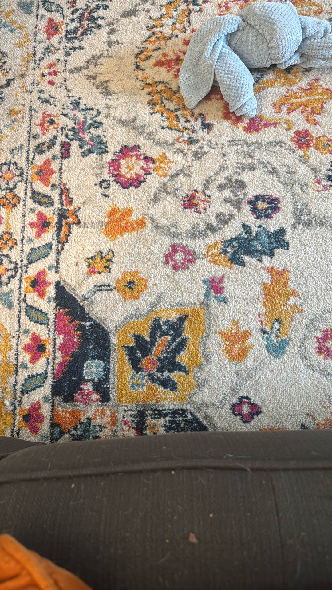 Bright, large rug