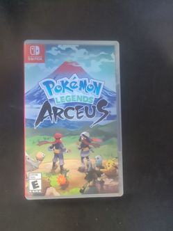 Nintendo switch game pokemon legends