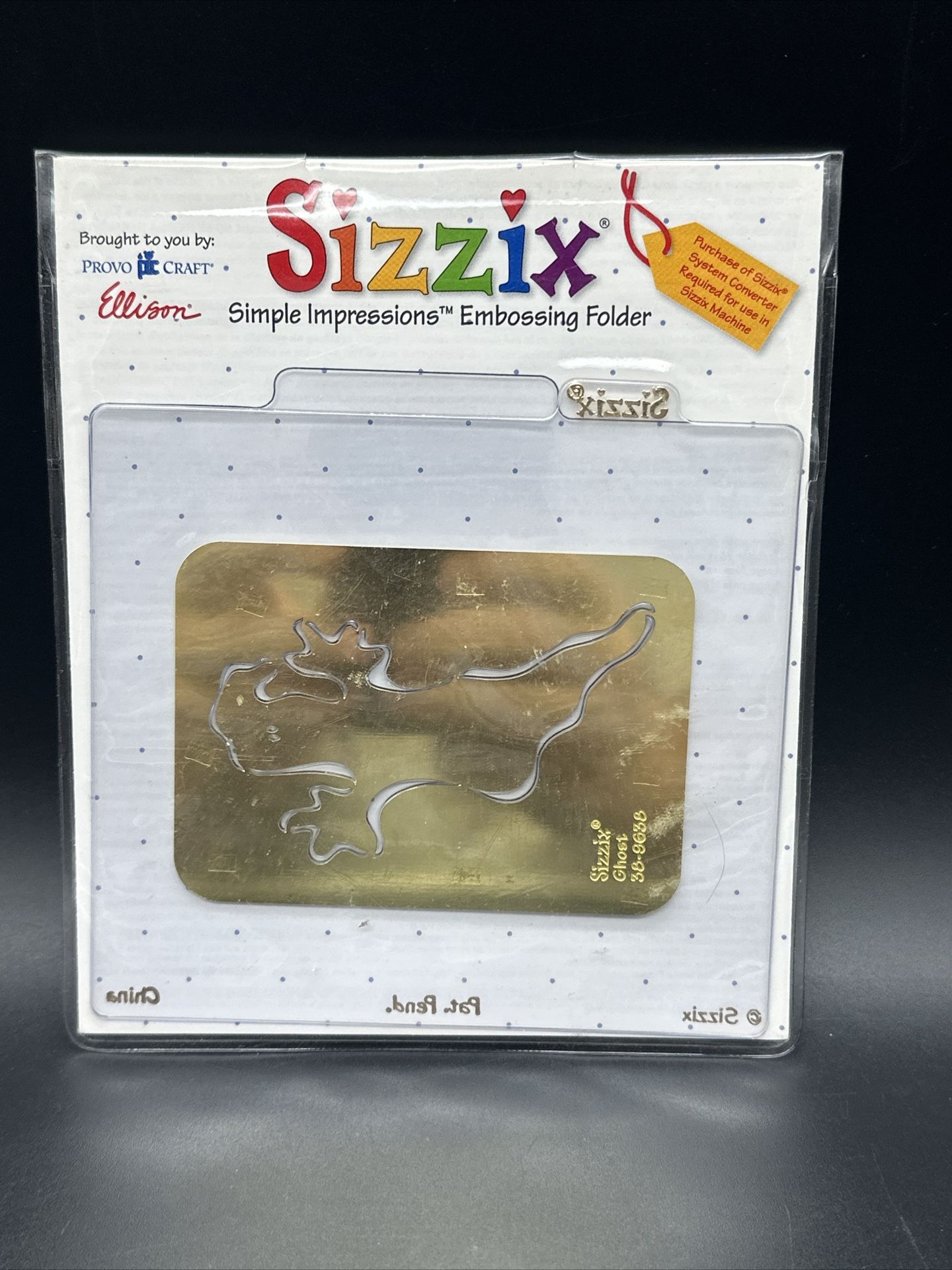 Sizzix Ghost 38-9638 Embossing Folder BB7