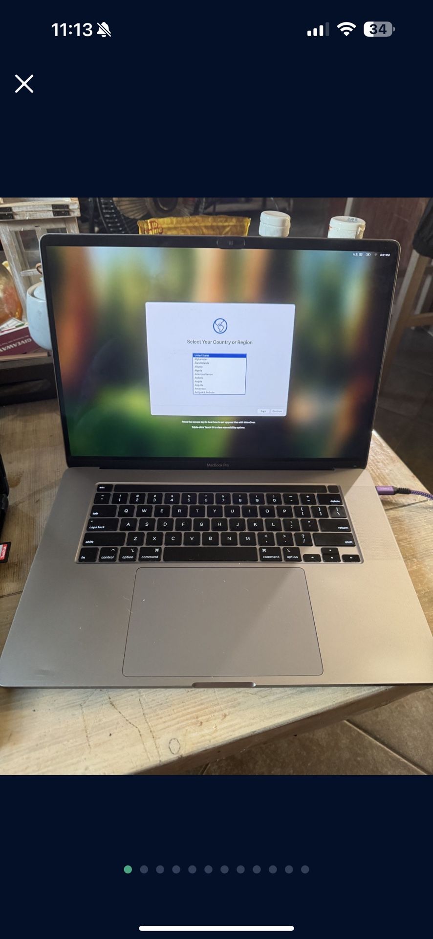Macbook pro 2019