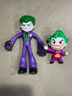 Mattel Justice League DC The Joker Flextreme Bendable 7" Inch Figure set of 2