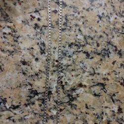 22" 4.8mm Cuban Chain Silver
