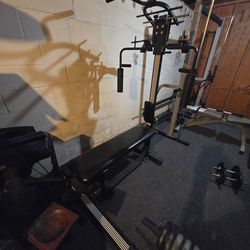 Soloflex like workout machine