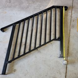 Act Fast! Black Metal Stair Handrail – Great Deal Obo