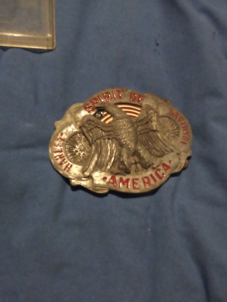 Harley-Davidson Spirit Of America. 1979 Belt Buckle Hard To Find Very Collectible Classic Antique