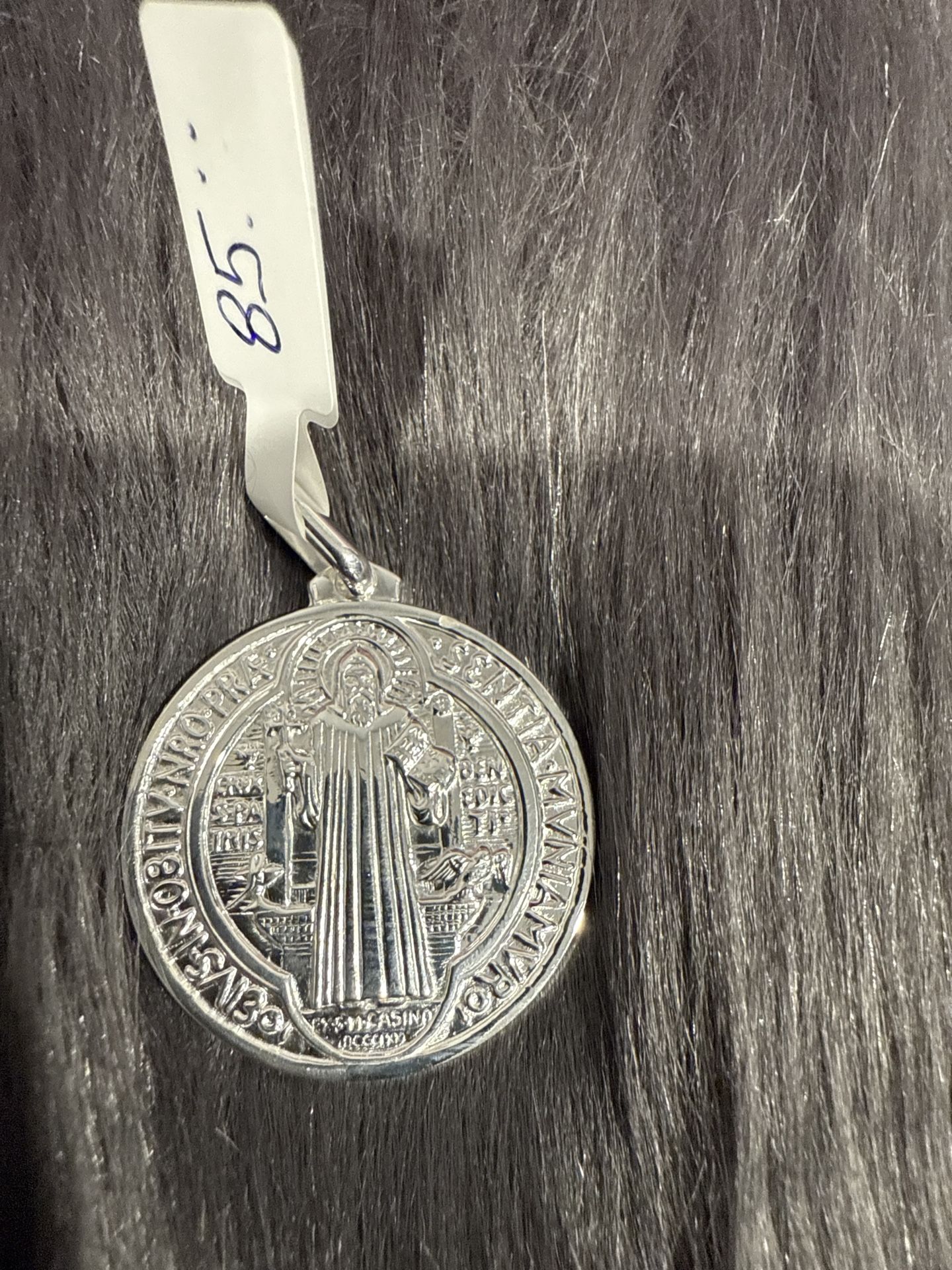 925 silver Saint Benedict Medal Pendant