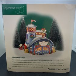 Department 56 “Reindeer Flight School” 