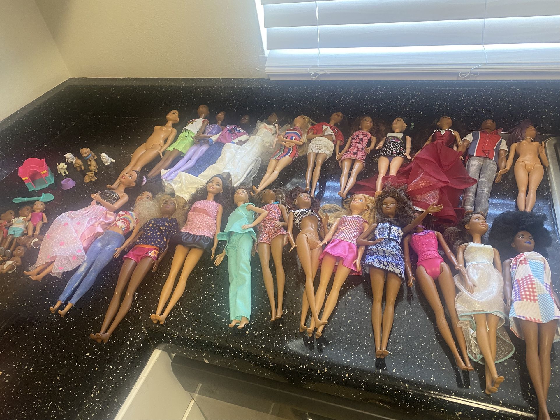 Barbie collection.