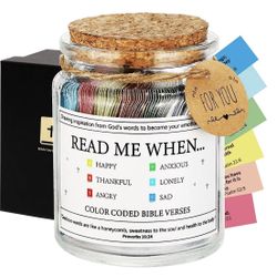 Bible Verses Jar – Daily Healing & Encouragement Gift 