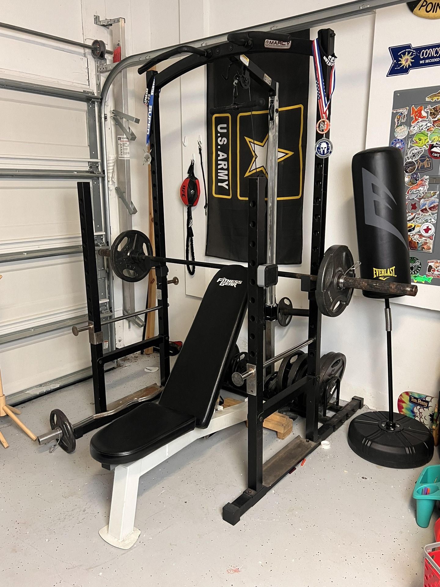 Complete Home Gym Weight Set Make Offer (OBO)
