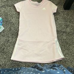 Girls Pink Adidas Dress