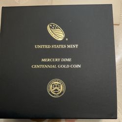 2016 Gold MERCURY DIME Centennial 