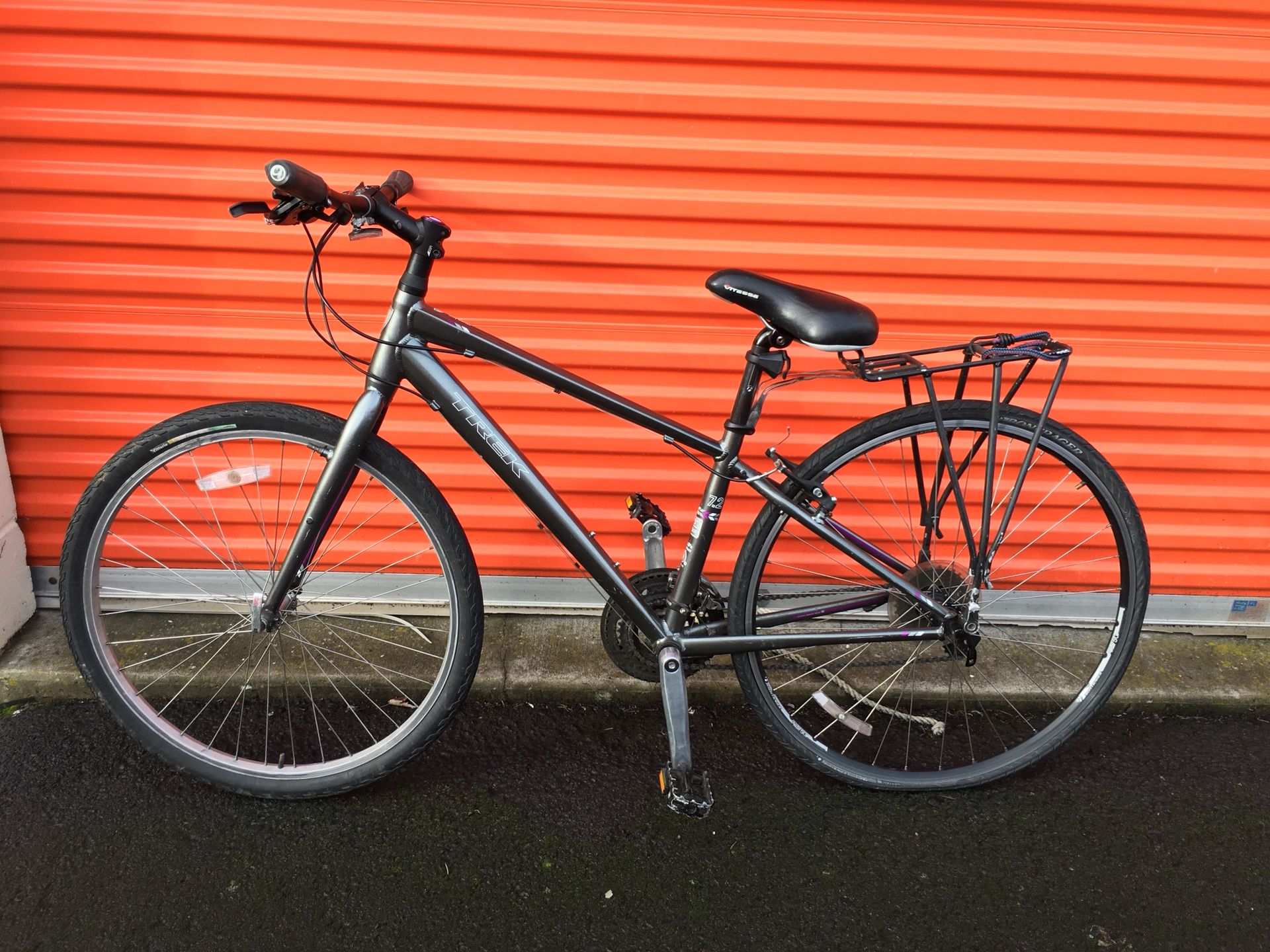 Trek seven.two mountain bike. The entire bike is like new. Shimano breaks. Clean and ready to ride.