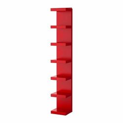 IKEA red wall shelf unit