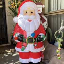 Led 3FT Santa Claus Holding X-más Lights 