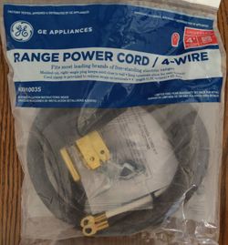 Range Power Cord 4-wire